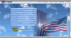 Desktop Screenshot of airthermhvac.com